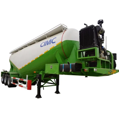 Remorque citerne pour poudre de ciment