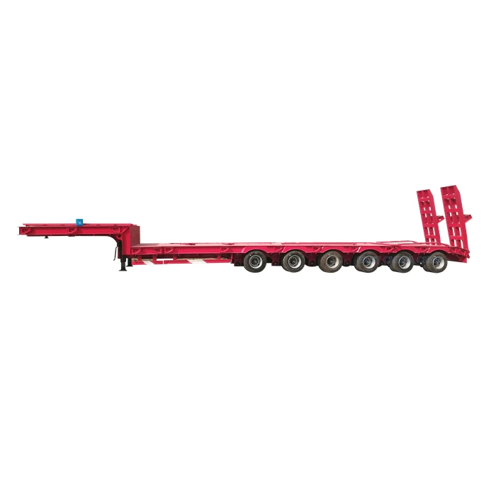 Remorque surbaissée extensible