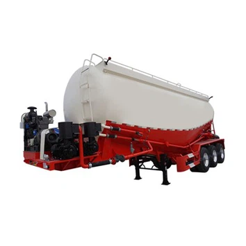 Ciment en vrac sec de 40cbm| Remorque Lime Silo
