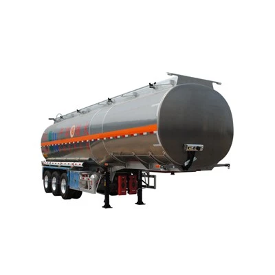 Remorque de réservoir de carburant en aluminium